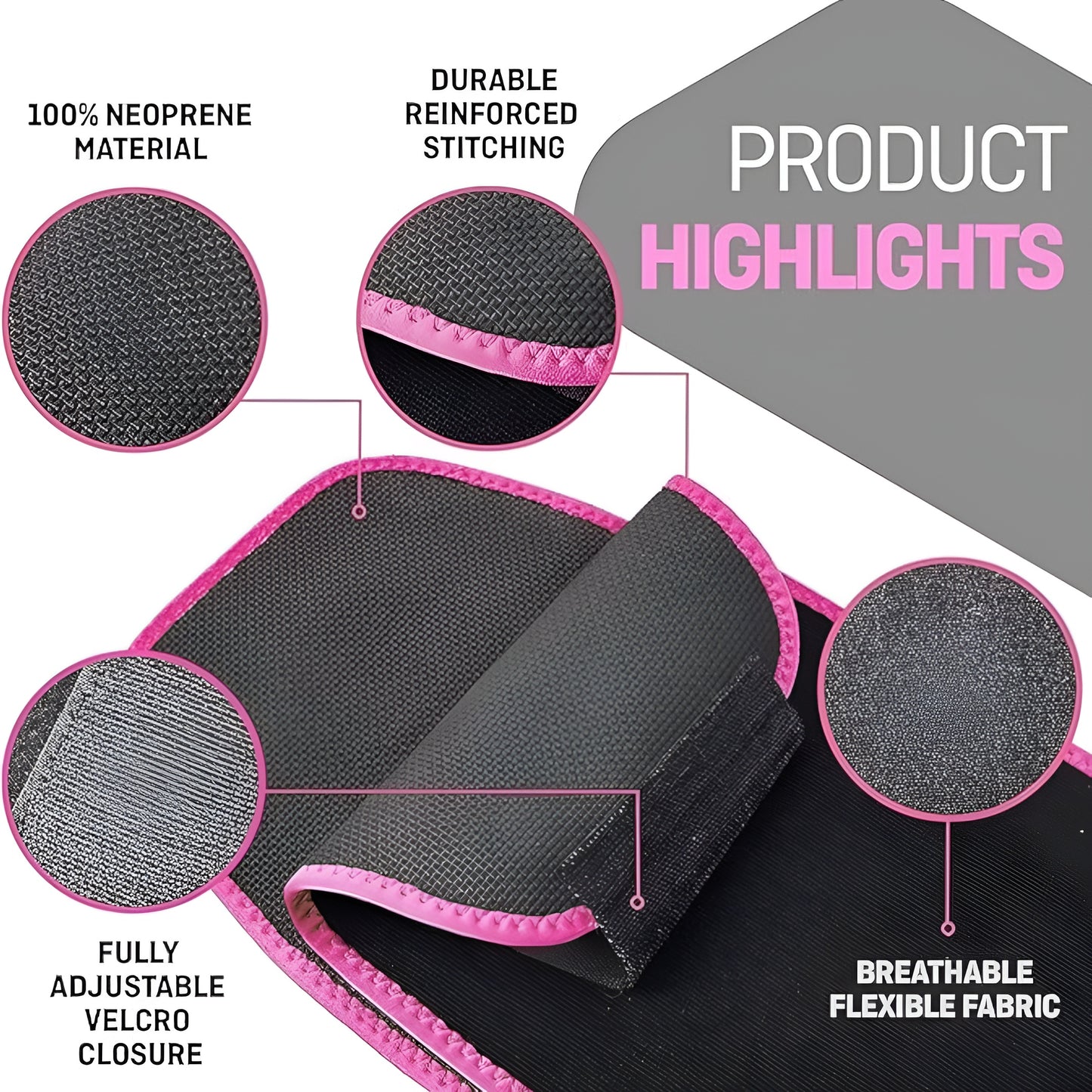 Sweat Slim Belt 🔥 – Burn Fat & Shape Your Waist